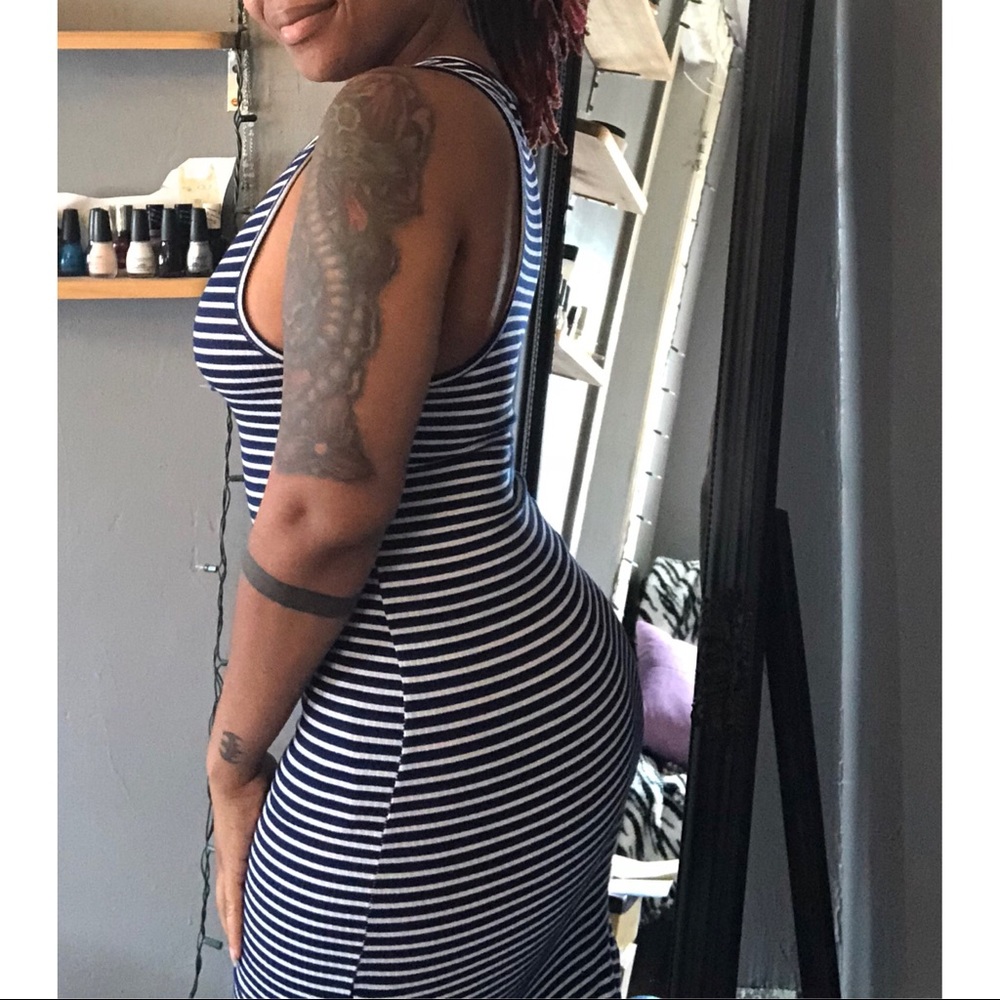 Striped Bodycon Dress